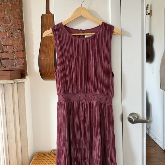 ARITZIA - Wilfred Mabel Dress Chiffon in Rose - Picture 2 of 9